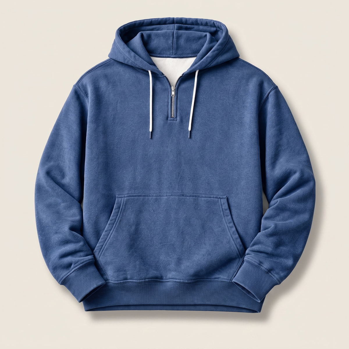 Simon - Men’s Half-Zip Long Sleeve Hoodie