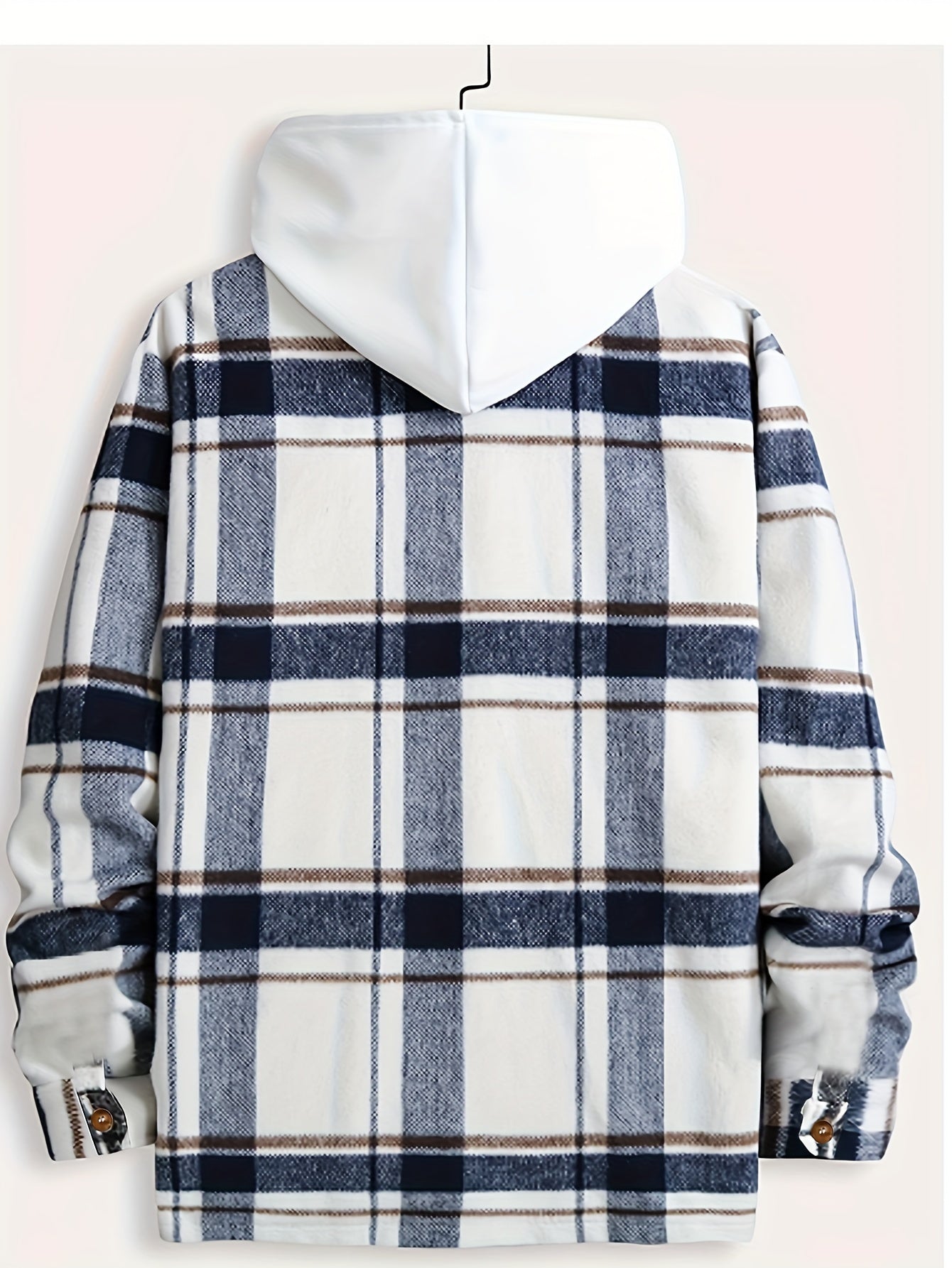 Simon - Men's Plaid Button-Front  Jacket