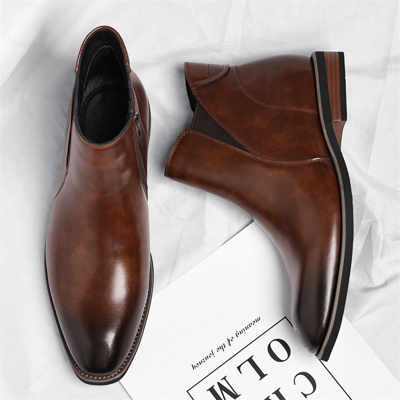 Thaddeus - Men's Leather Chelsea Boots