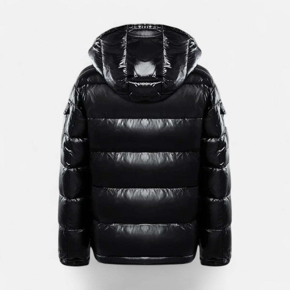 Thaddeus - Men's Quilted Puffer Jacket with Hood
