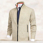 Theodore - Men's Full-Zip Mock Neck Cardigan