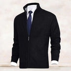 Theodore - Men's Full-Zip Mock Neck Cardigan