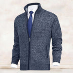 Theodore - Men's Full-Zip Mock Neck Cardigan
