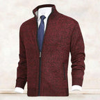 Theodore - Men's Full-Zip Mock Neck Cardigan