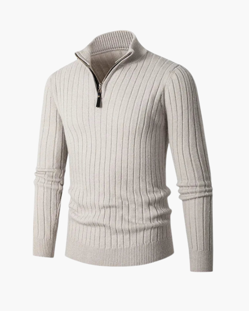 Theron - Men's Ribbed Half-Zip Pullover