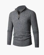 Theron - Men's Ribbed Half-Zip Pullover