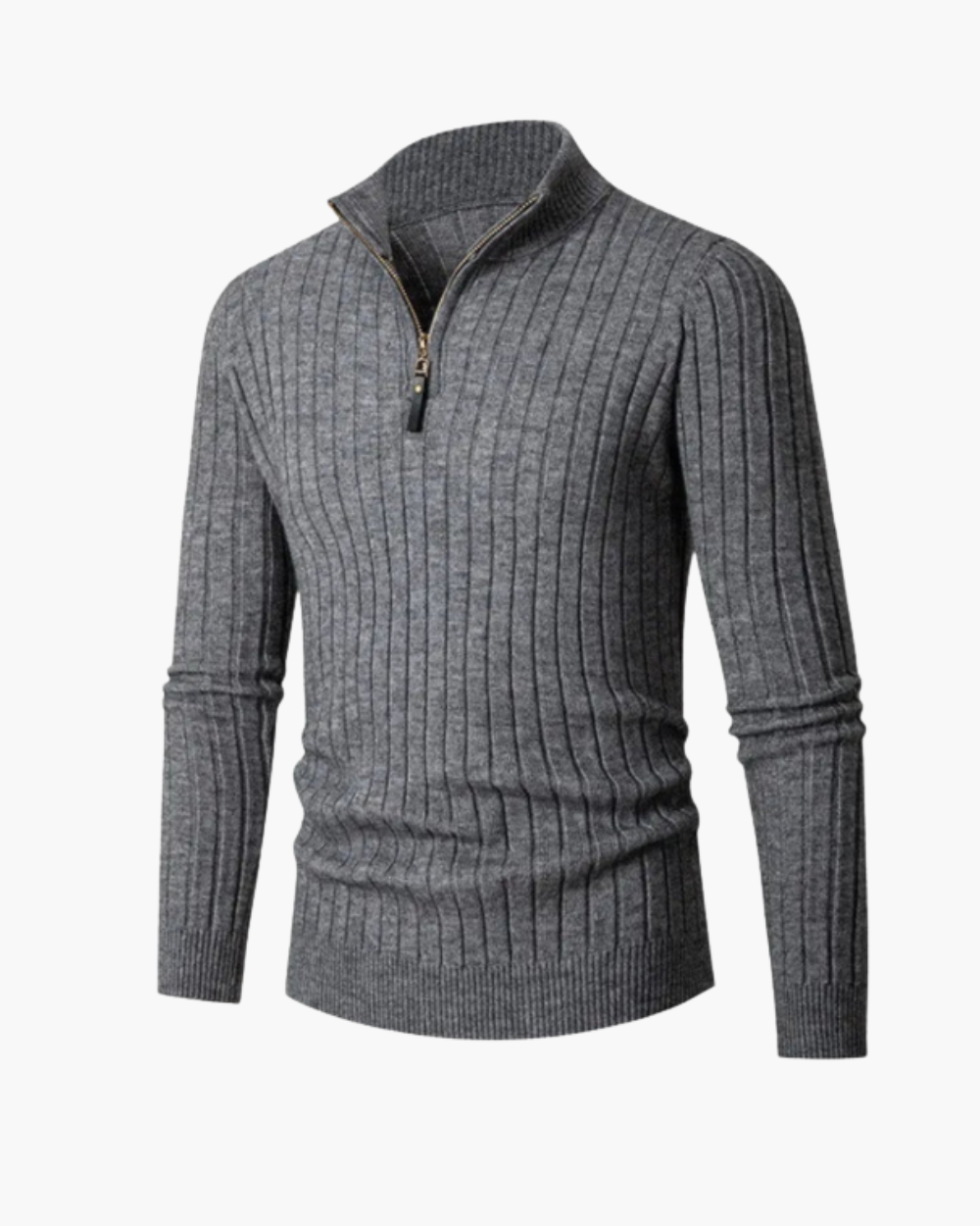 Theron - Men's Ribbed Half-Zip Pullover