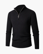 Theron - Men's Ribbed Half-Zip Pullover