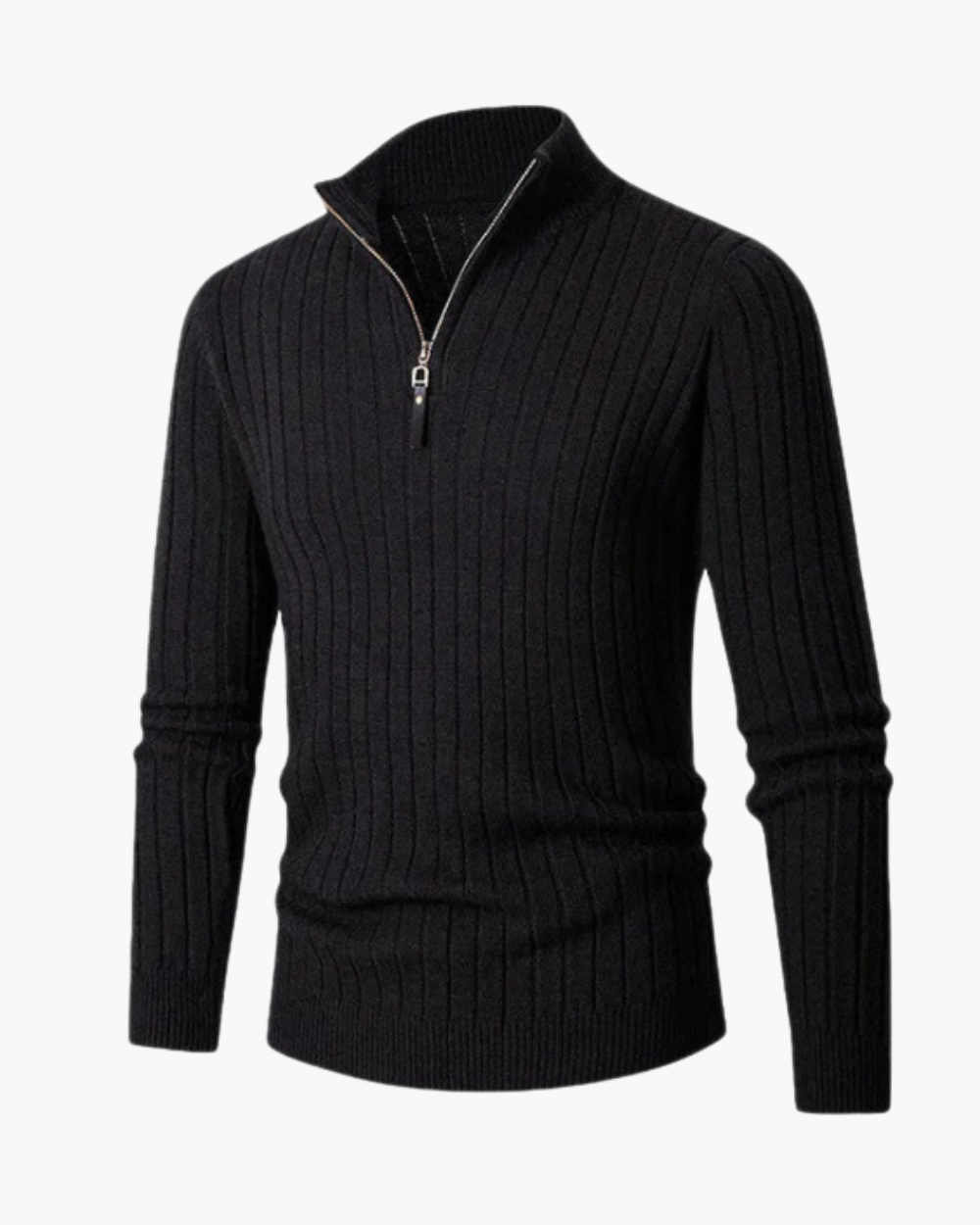 Theron - Men's Ribbed Half-Zip Pullover