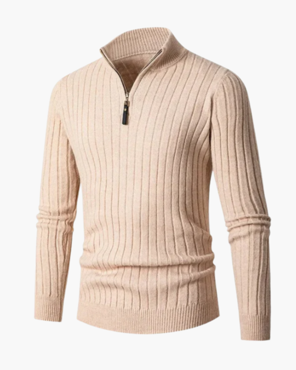Theron - Men's Ribbed Half-Zip Pullover