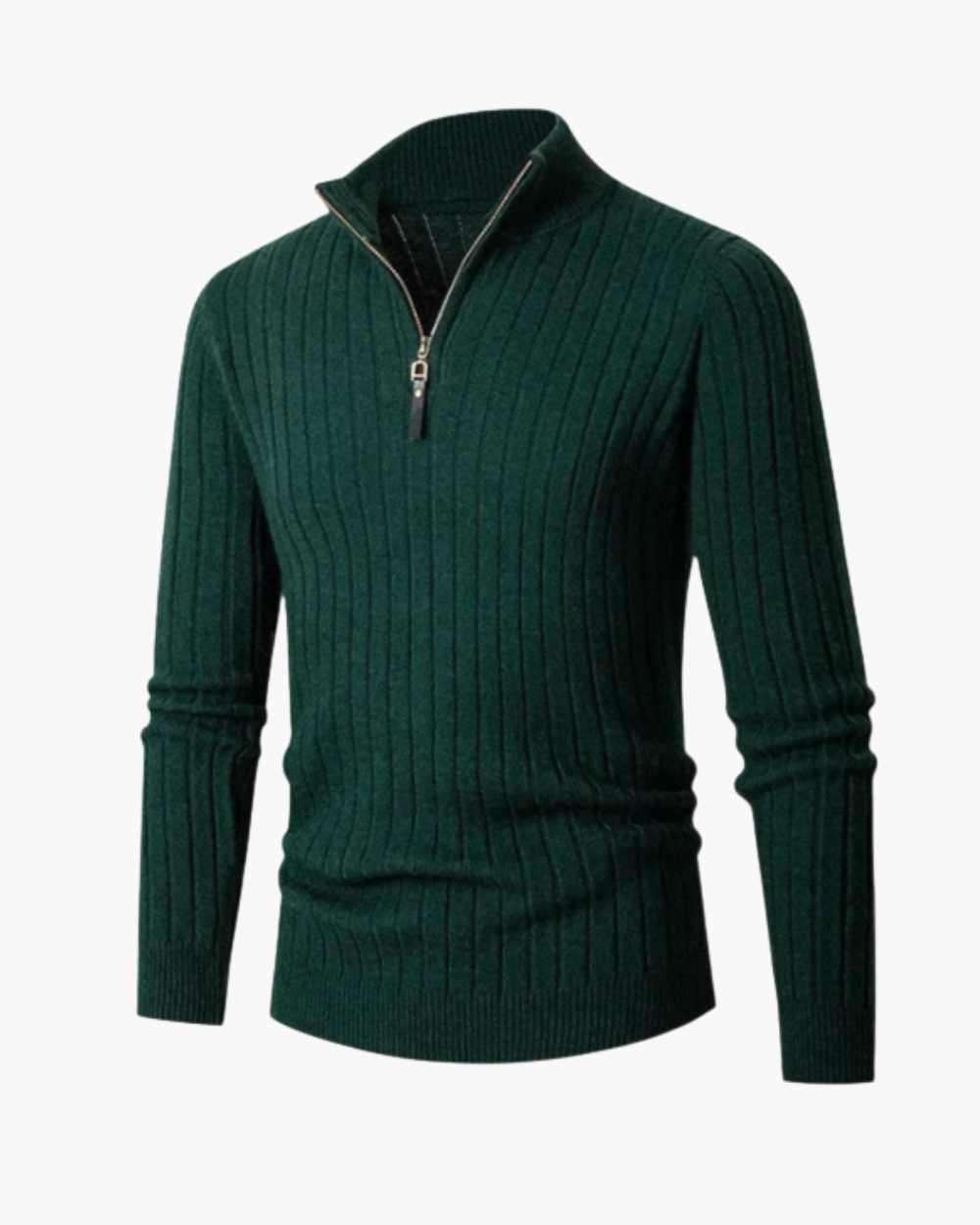 Theron - Men's Ribbed Half-Zip Pullover