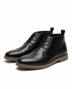 Thomas - Men's Lace-Up Desert Boots with Tan Crepe Sole