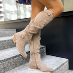 Tilda - Women's Knee-High Leather Boots