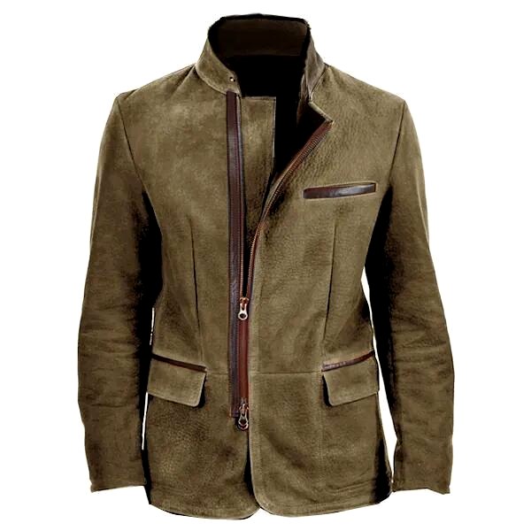 Timothy - Men's Zip Front Tailored Jacket 2