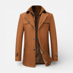 Tobias - Men's Wool-Blend Collared Coat