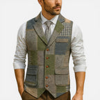 Tucker - Men's Tailored Wool-Blend Vest