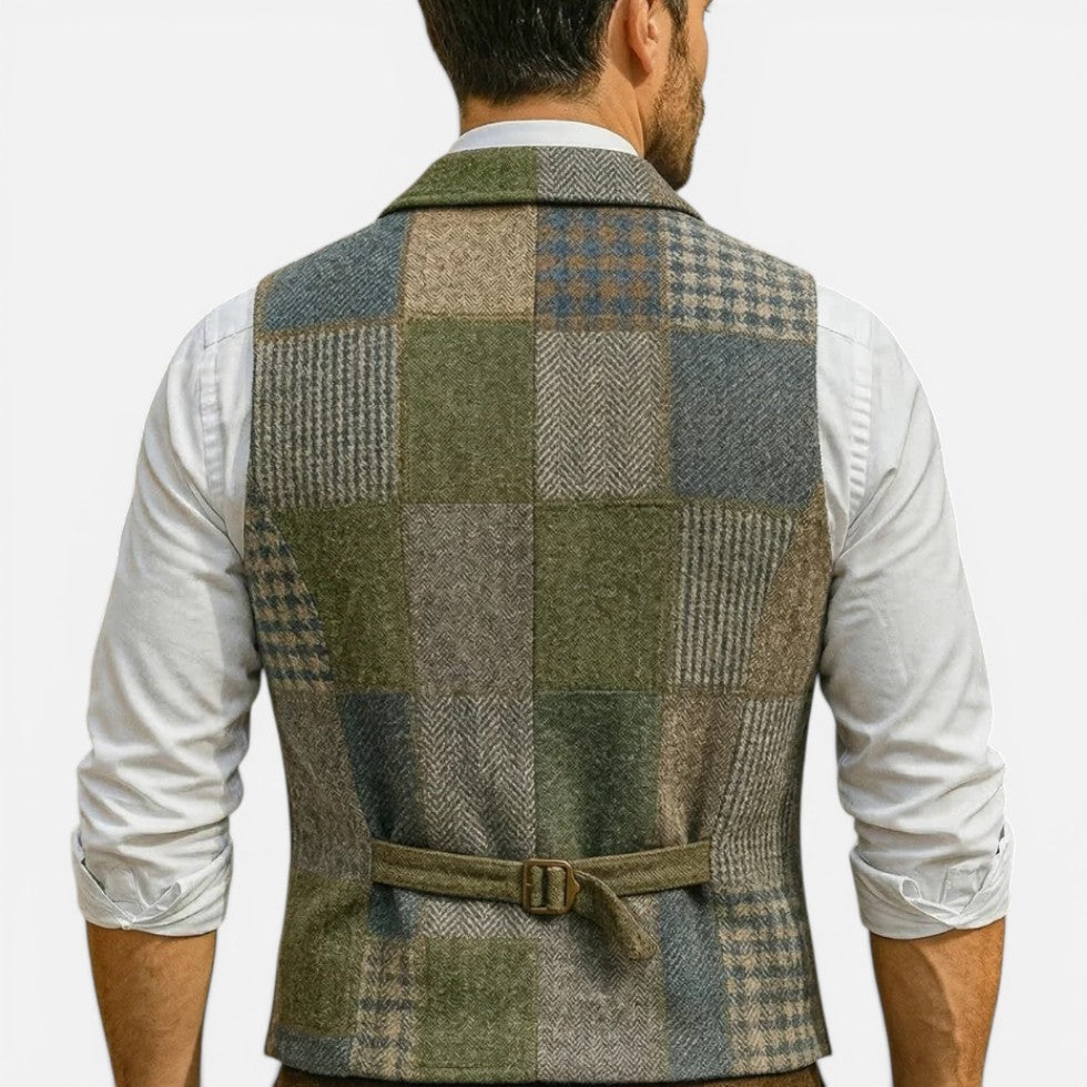 Tucker - Men's Tailored Wool-Blend Vest