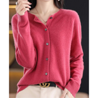 Valerie - Women's Cashmere Wool Knit Cardigan