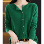 Valerie - Women's Cashmere Wool Knit Cardigan