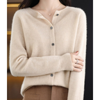 Valerie - Women's Cashmere Wool Knit Cardigan