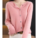 Valerie - Women's Cashmere Wool Knit Cardigan