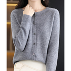 Valerie - Women's Cashmere Wool Knit Cardigan