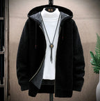 Vincent - Men's Fleece-Lined Knit Hooded Jacket 2