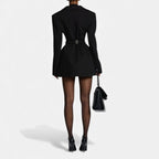 Viola - Women's Double-Breasted Blazer Dress