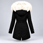 Wendy - Women's Parka with Drawstring Waist and Front Pockets 5